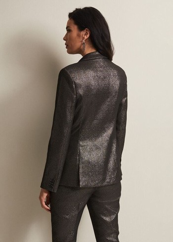 Phase Eight Ulrica Shimmer Jackets Metal USA | 1085932-RL